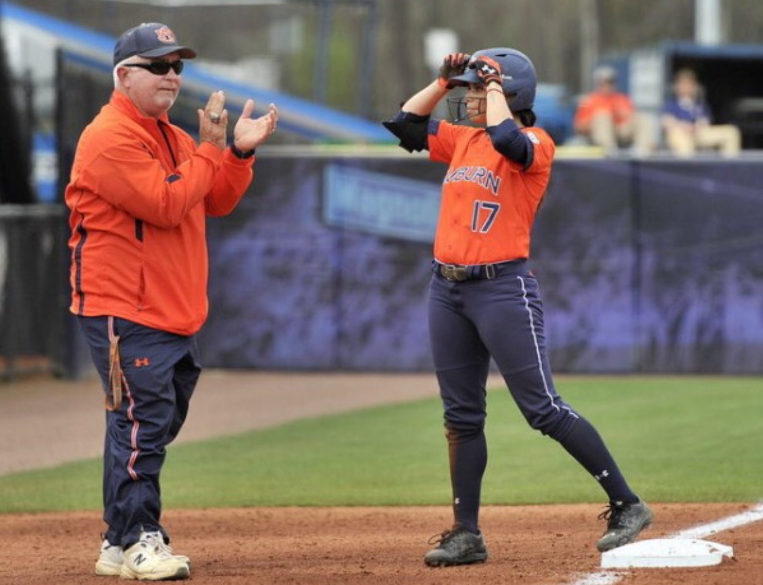 The difference a coach can make... Auburn softball Fastpitcher