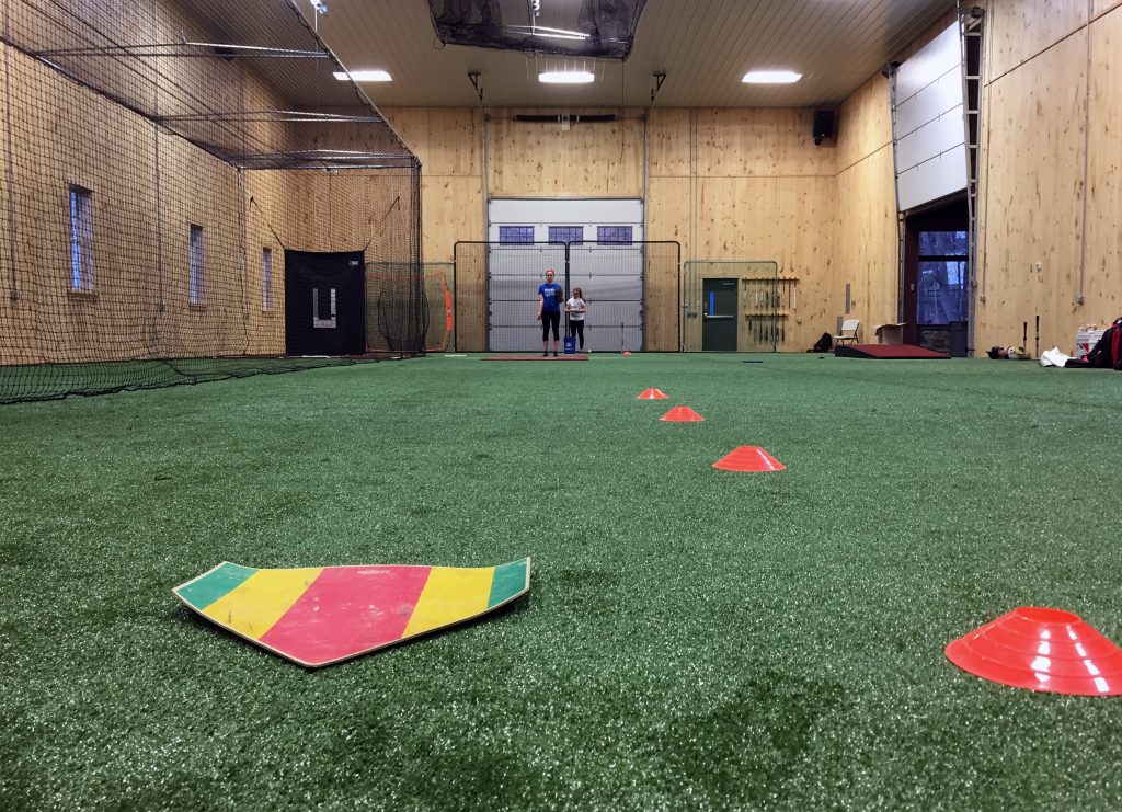 indoor softball pitching instruction lessons facility