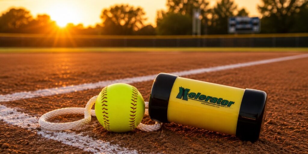 Fastpitch Pitching Warm-Up with a Weighted Softball Training Tool